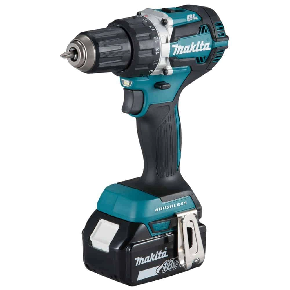 Makita DDF484RFJ 18V Lithium-Ion Cordless Driver Drill 13mm with 2x (3Ah) Battery and Charger in Makpac