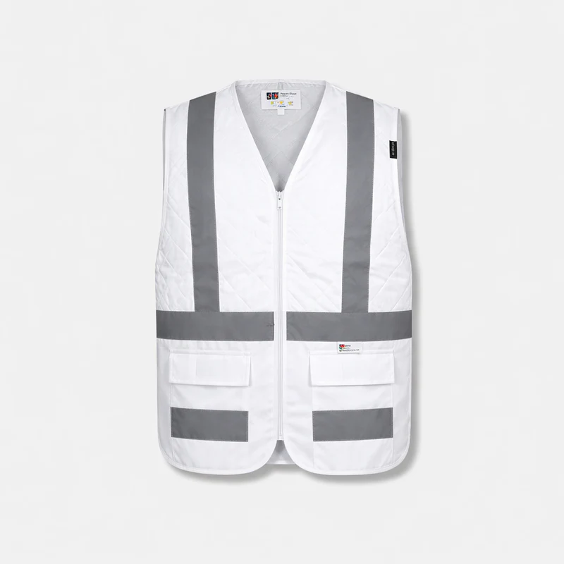 98 Fahren white color Cooling Vest EVO High Visibility