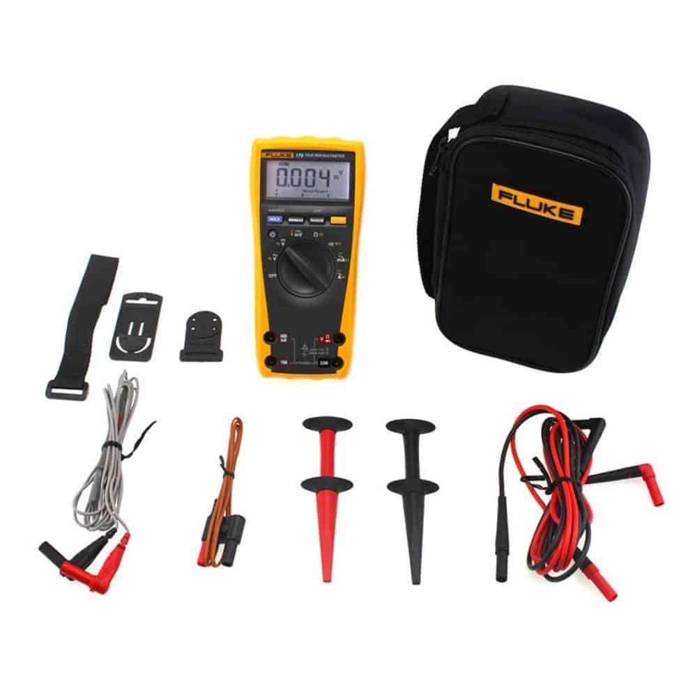 Fluke 179/EDA2/EUR True RMS Digital Multimeter And Deluxe Accessory Combo K