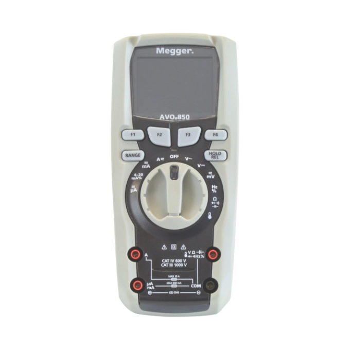 Megger 1015-515 AVO 850 True RMS Digital multimeter, 1000V, 10A, CAT IV 600V, 50,000 counts