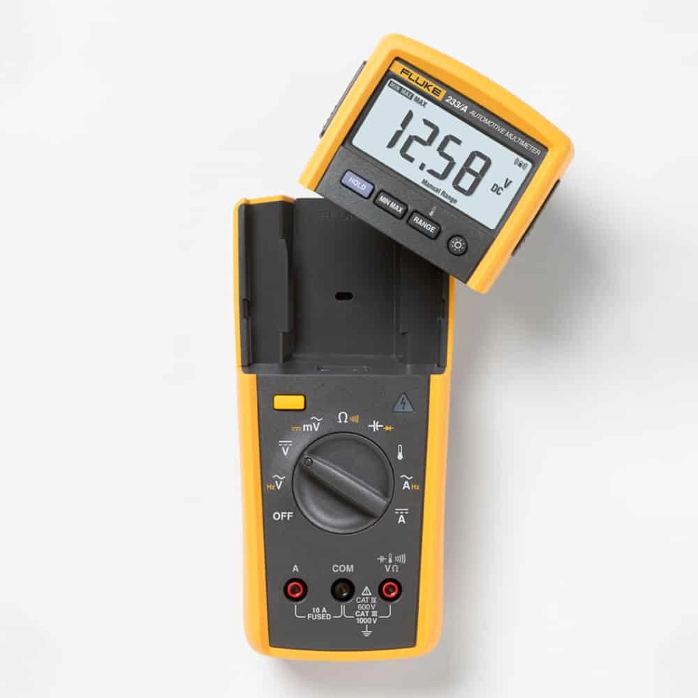 Fluke 233 Remote Display Digital Multimeter, CAT IV 600V, 10A