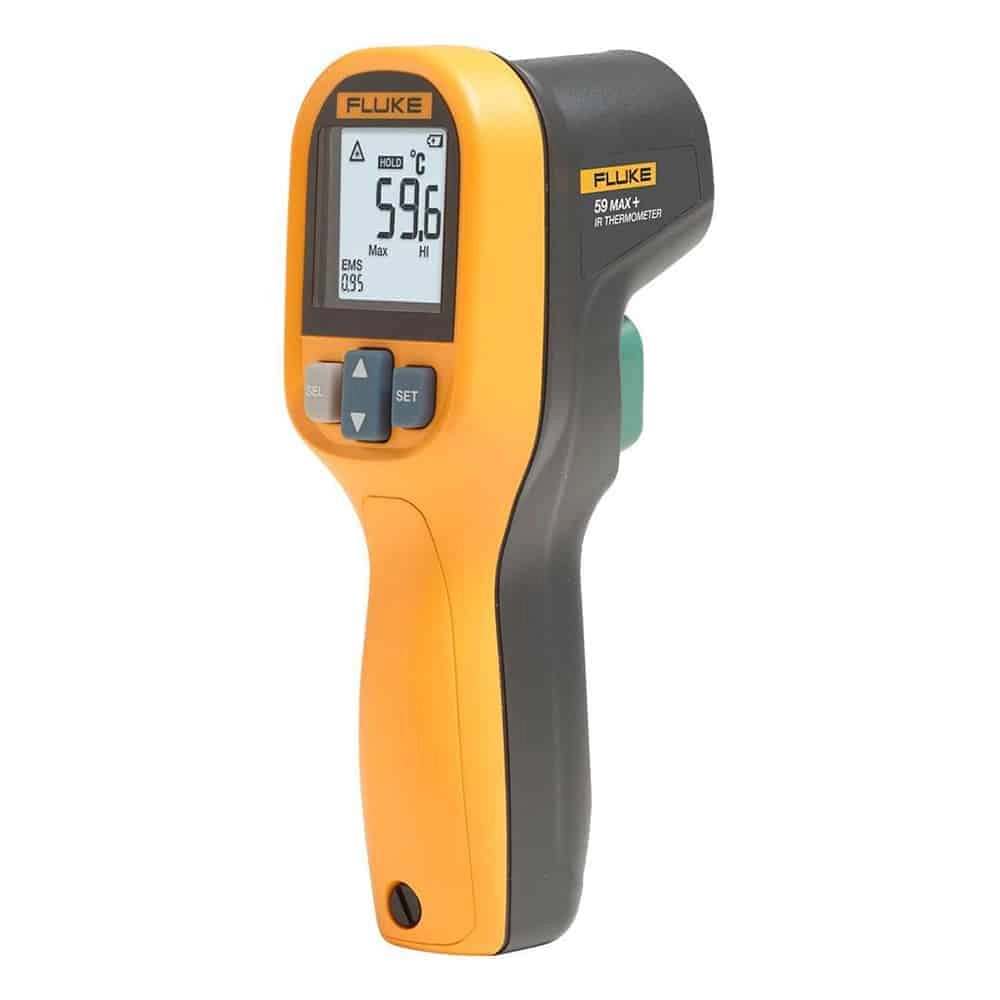 Fluke 59 Max+ Laser Infrared Thermometer, 10:1, -30°C To 500°C