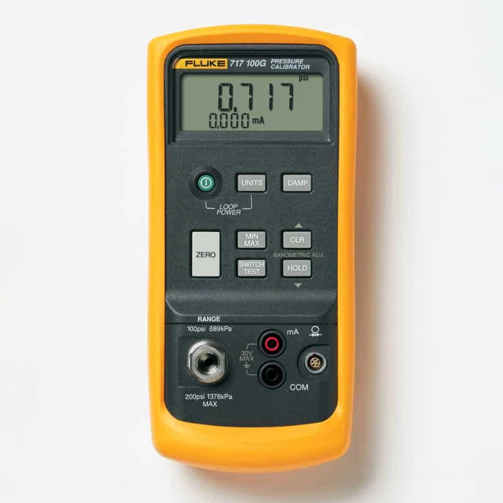 Fluke 717 3000G Pressure Calibrator, 0 to 3000 PSI, 0 to 207 Bar