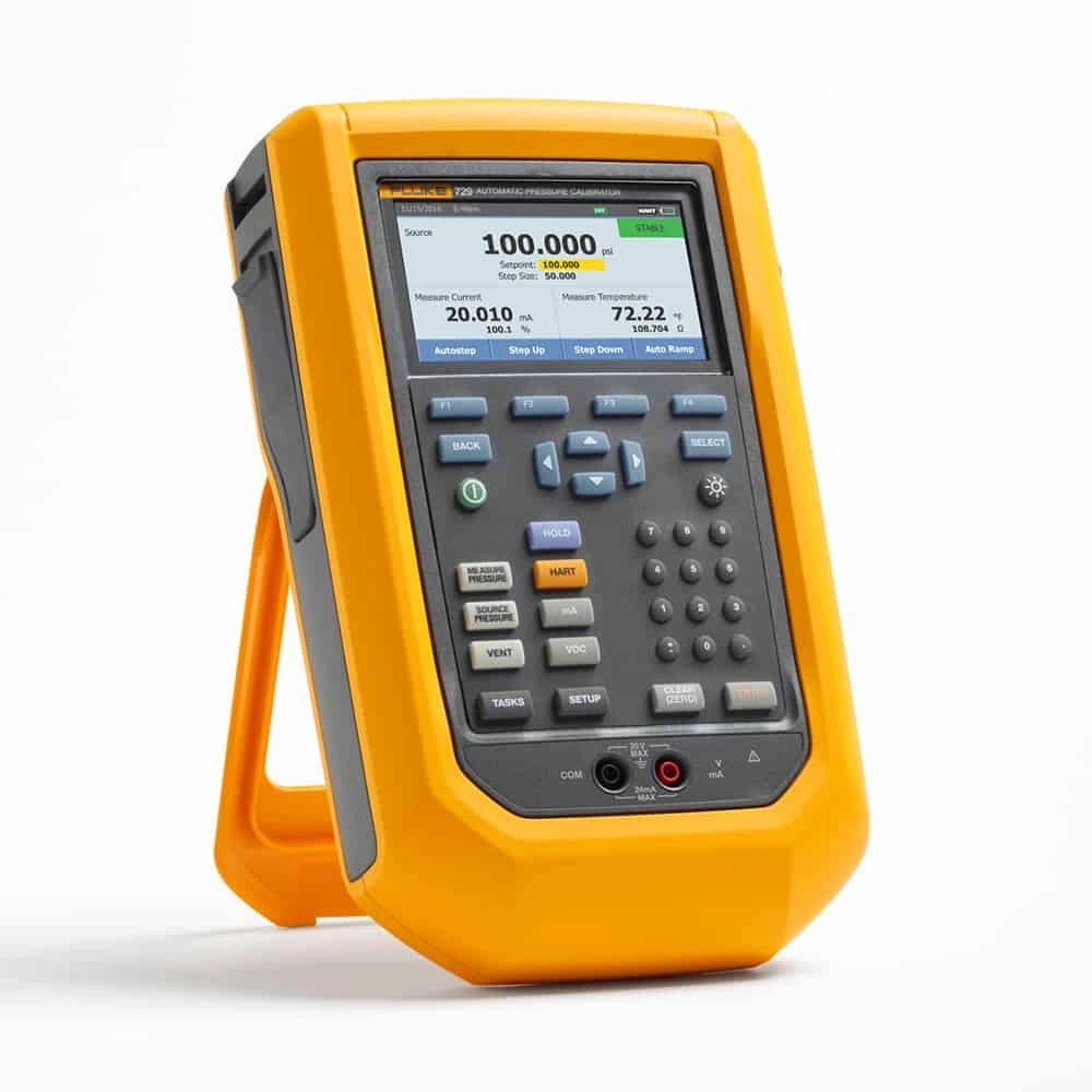 Fluke 729 300G FC Pressure Calibrator, 300 PSI, 20 Bar, 24V Loop Power