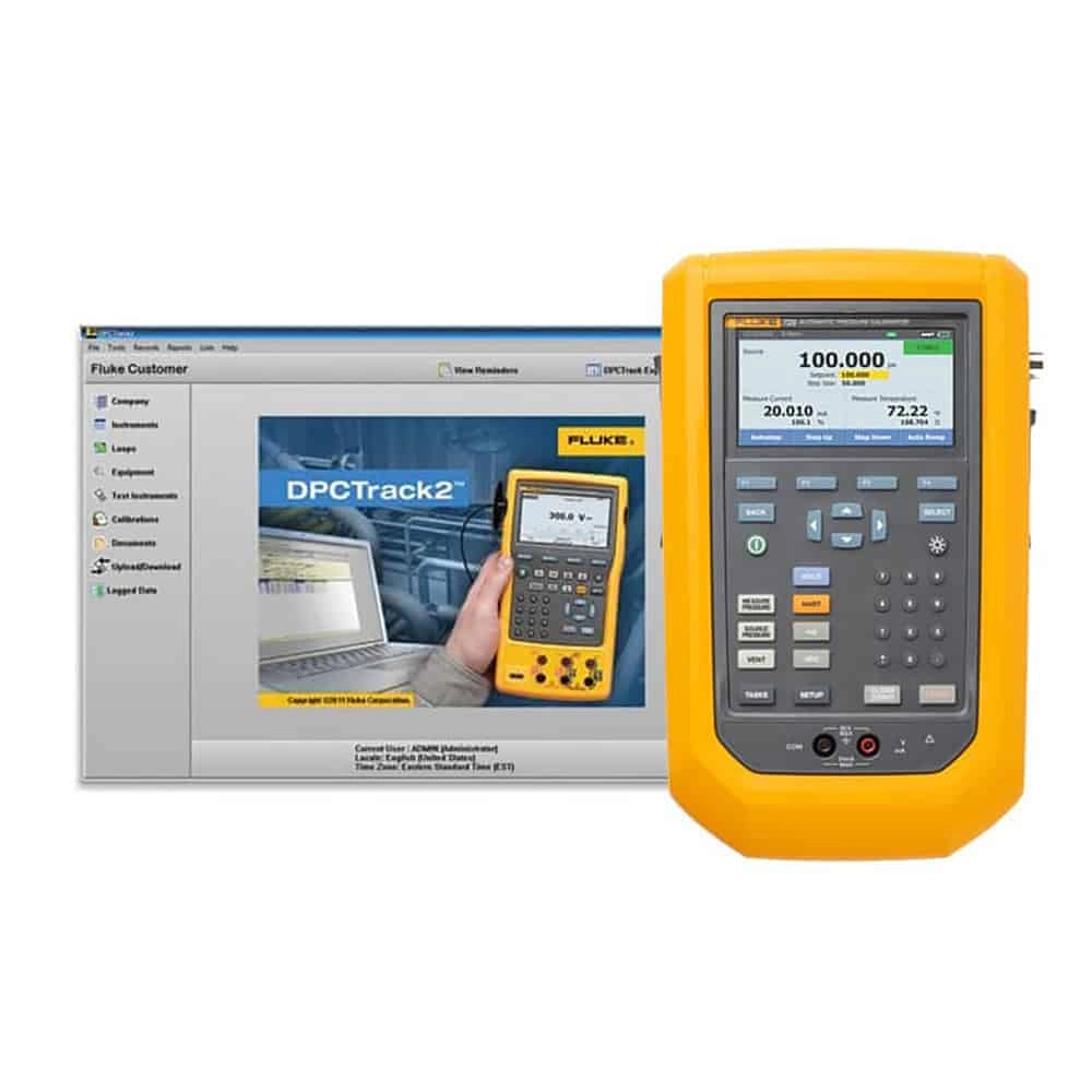 Fluke 729/750SW BU Automatic Pressure Calibrator And DPC/Track 2 Software Bundle