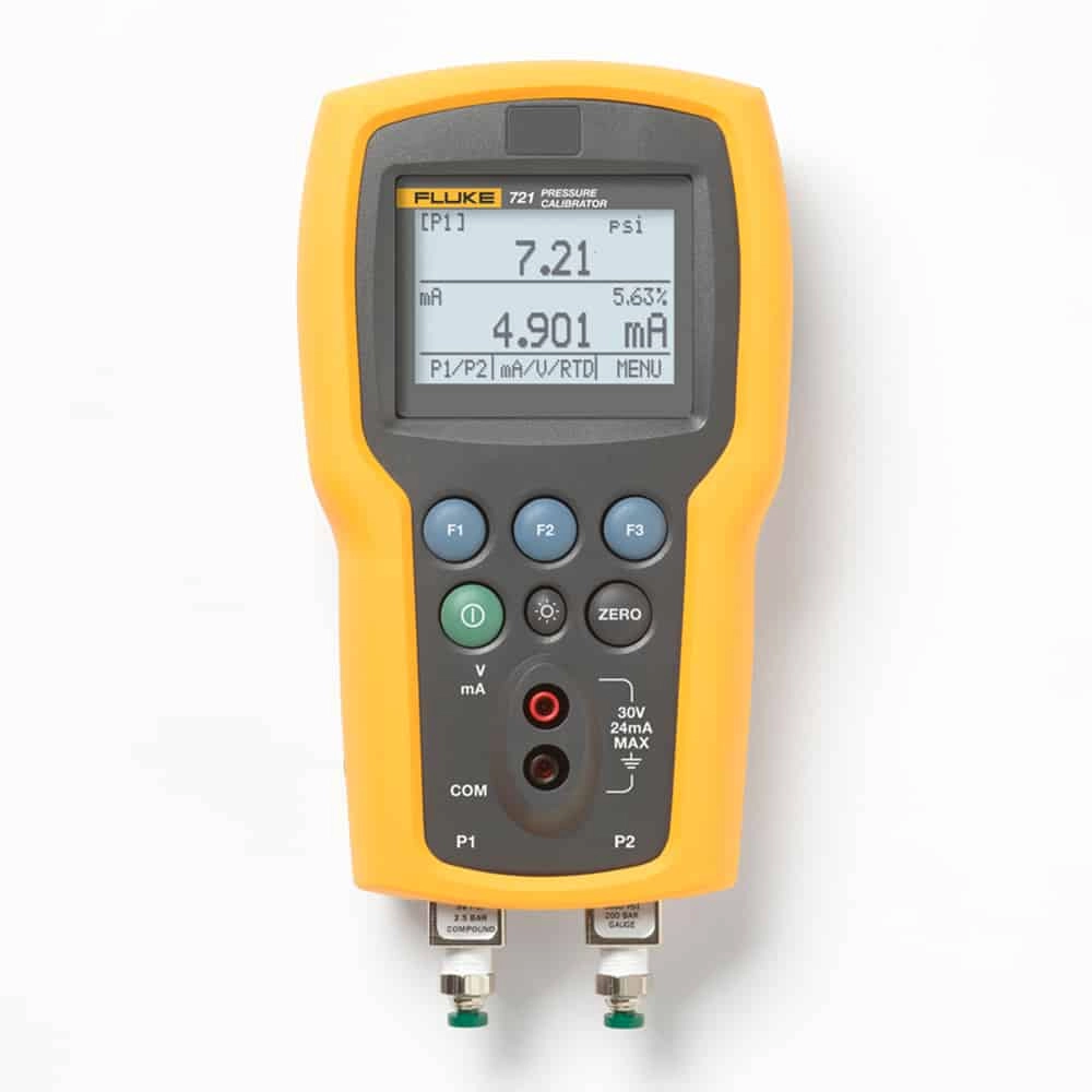 Fluke Pressure Calibrators 721-1601 1 Fluke Pressure Calibrators 721-1601 2 Fluke Pressure Calibrators 721-1601 3 Fluke Pressure Calibrators 721-1601 4 Fluke 721-1601 Dual Sensor Pressure Calibrator, 