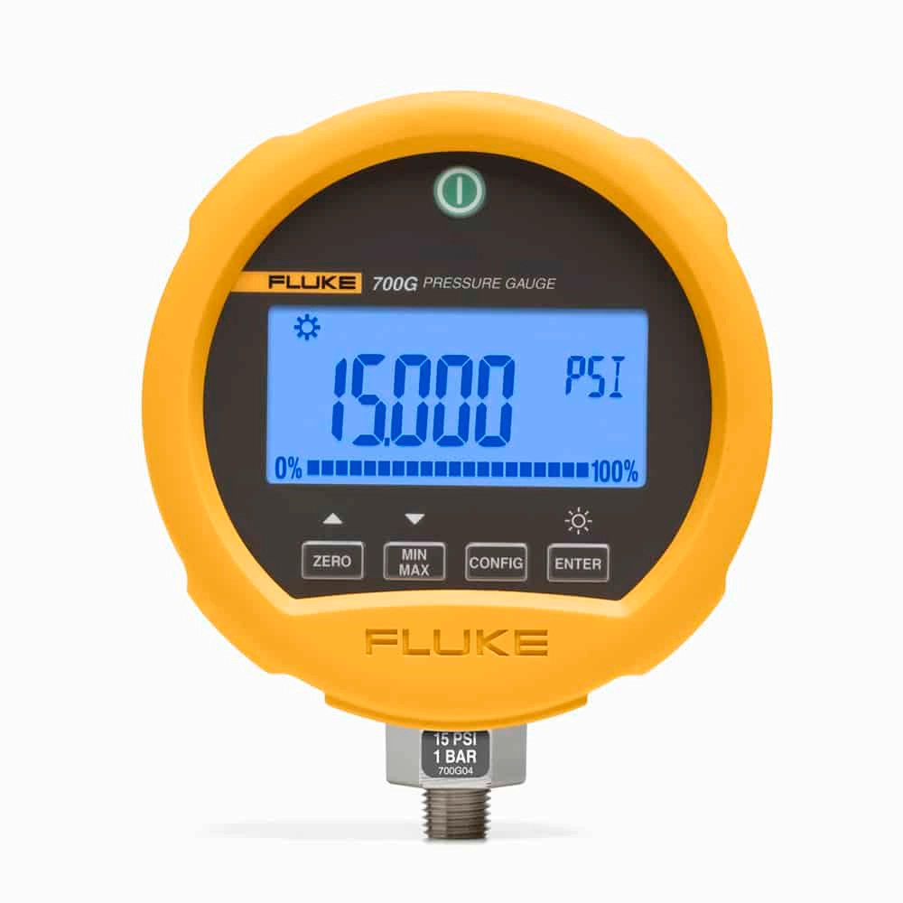 Fluke 700RG06 Pressure Test Gauge, -12 To 100 PSI