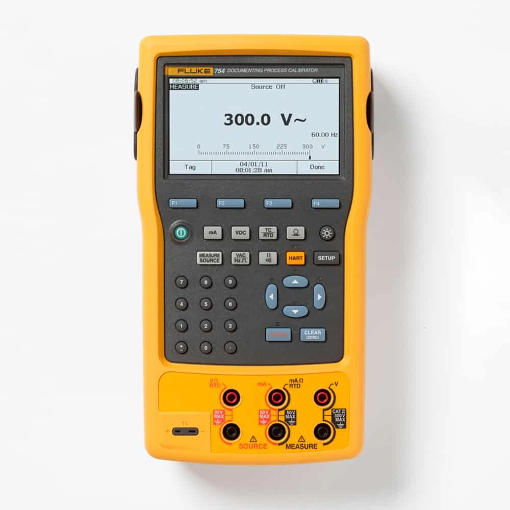 Fluke 753 Documenting Process Calibrator With Increased Accuracy, 100mV to 300V DC, 30 to 110mA
