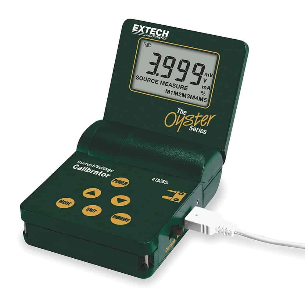 Extech 412355A Precision Source Current And Voltage Calibrator, 0 to 24mA, 0 to 20V