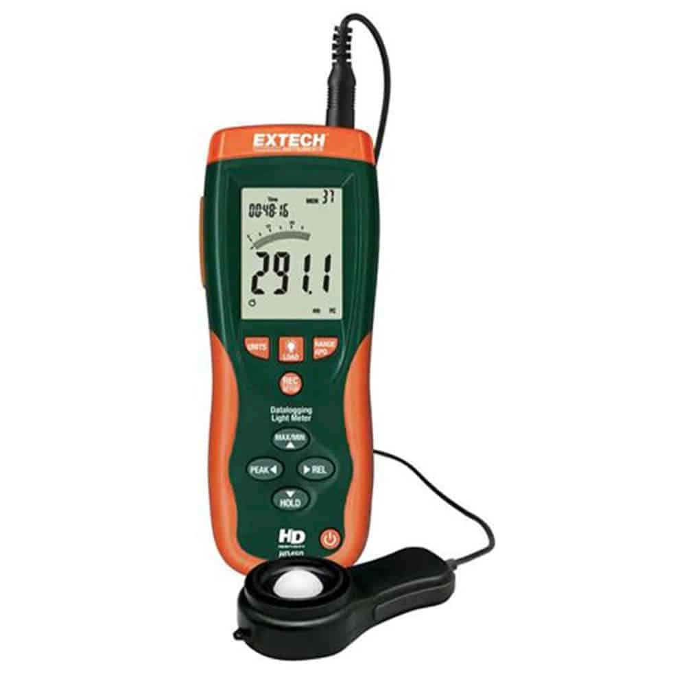 Extech HD450 Datalogging Heavy Duty Light Meter, 400,000 Lux