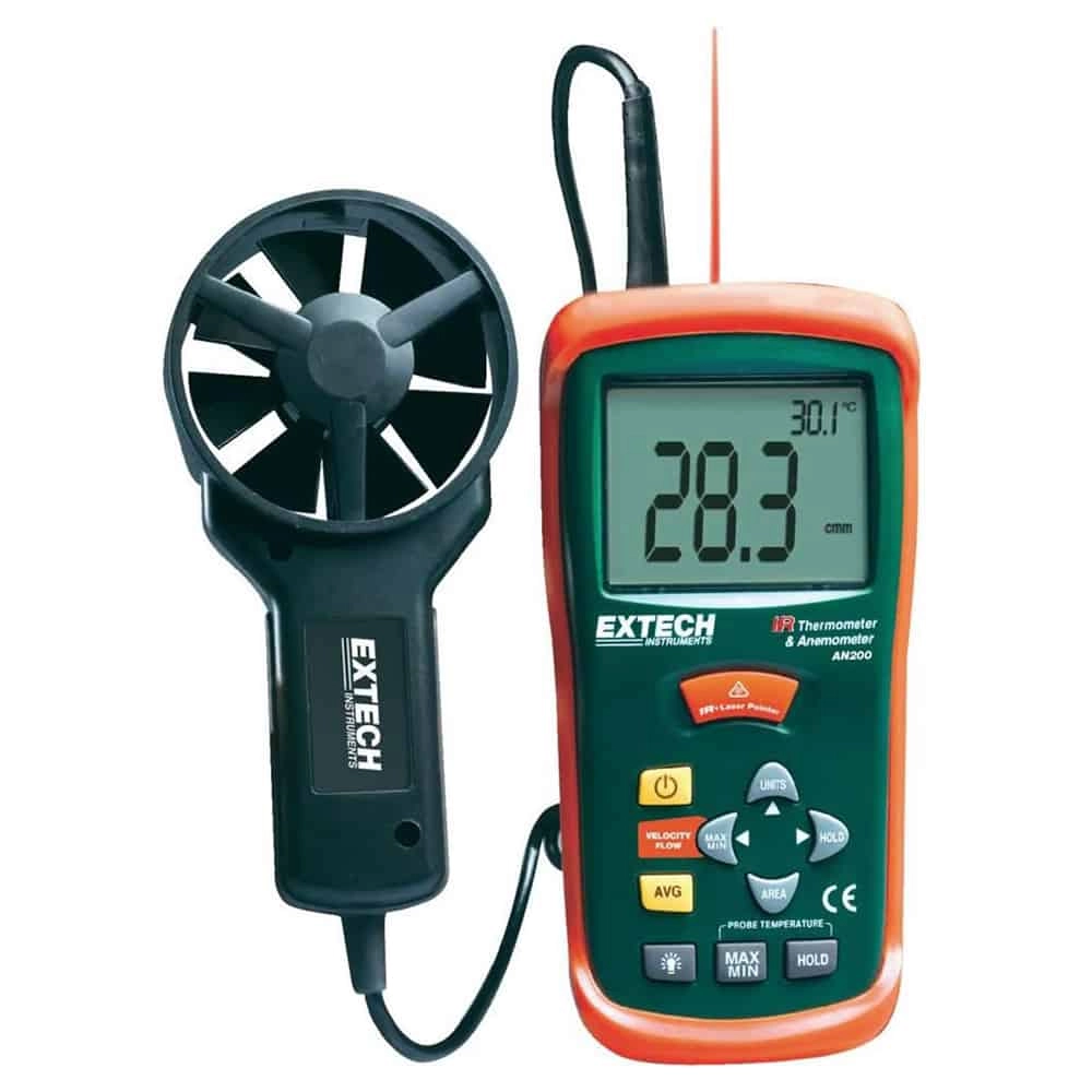 Extech AN200 Thermo-Anemometer, 0.4-30m/s