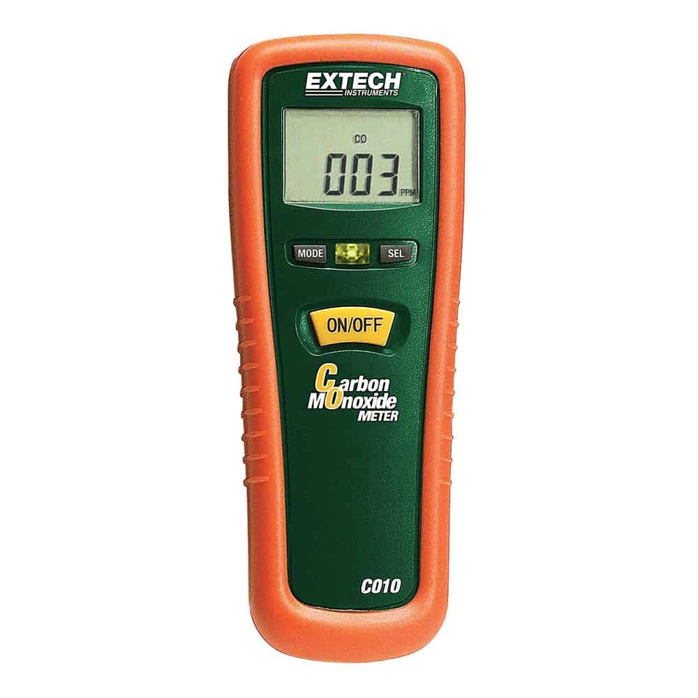Extech CO10 Carbon Monoxide Meter, 1000 PPM
