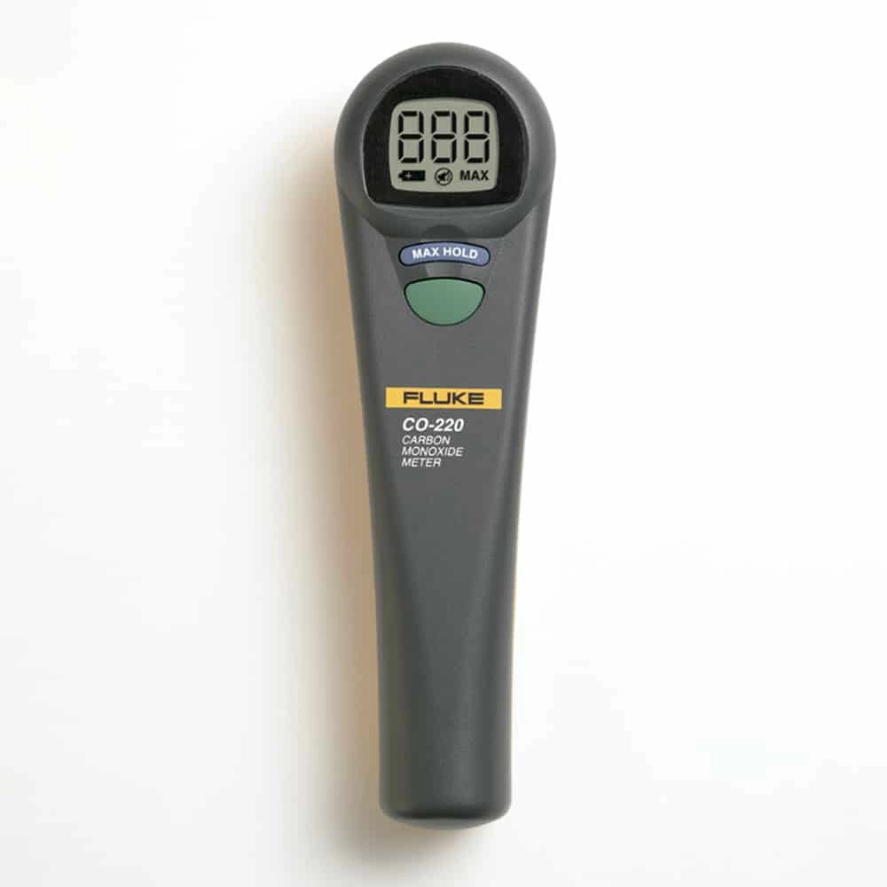  Fluke CO-220 Carbon Monoxide Meter, 1000 PPM