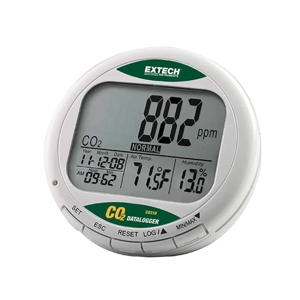 Extech CO210 Desktop Indoor Air Quality CO2, 9999 PPM