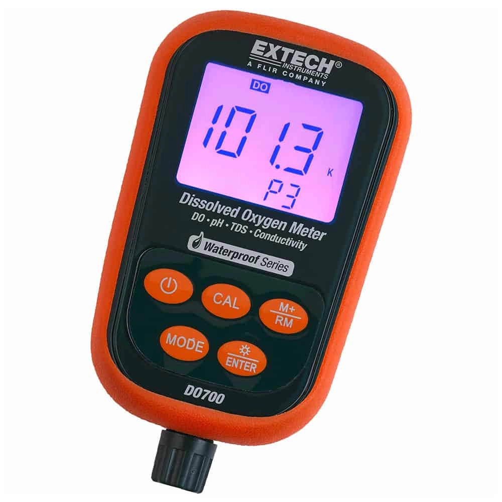 Extech DO700 Portable Dissolved Oxygen Meter, 0 to 40.00mg/L