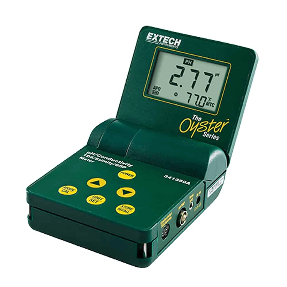Extech 341350A-P Oyster Series Meter, pH, Conductivity, TDS, ORP, Salinity