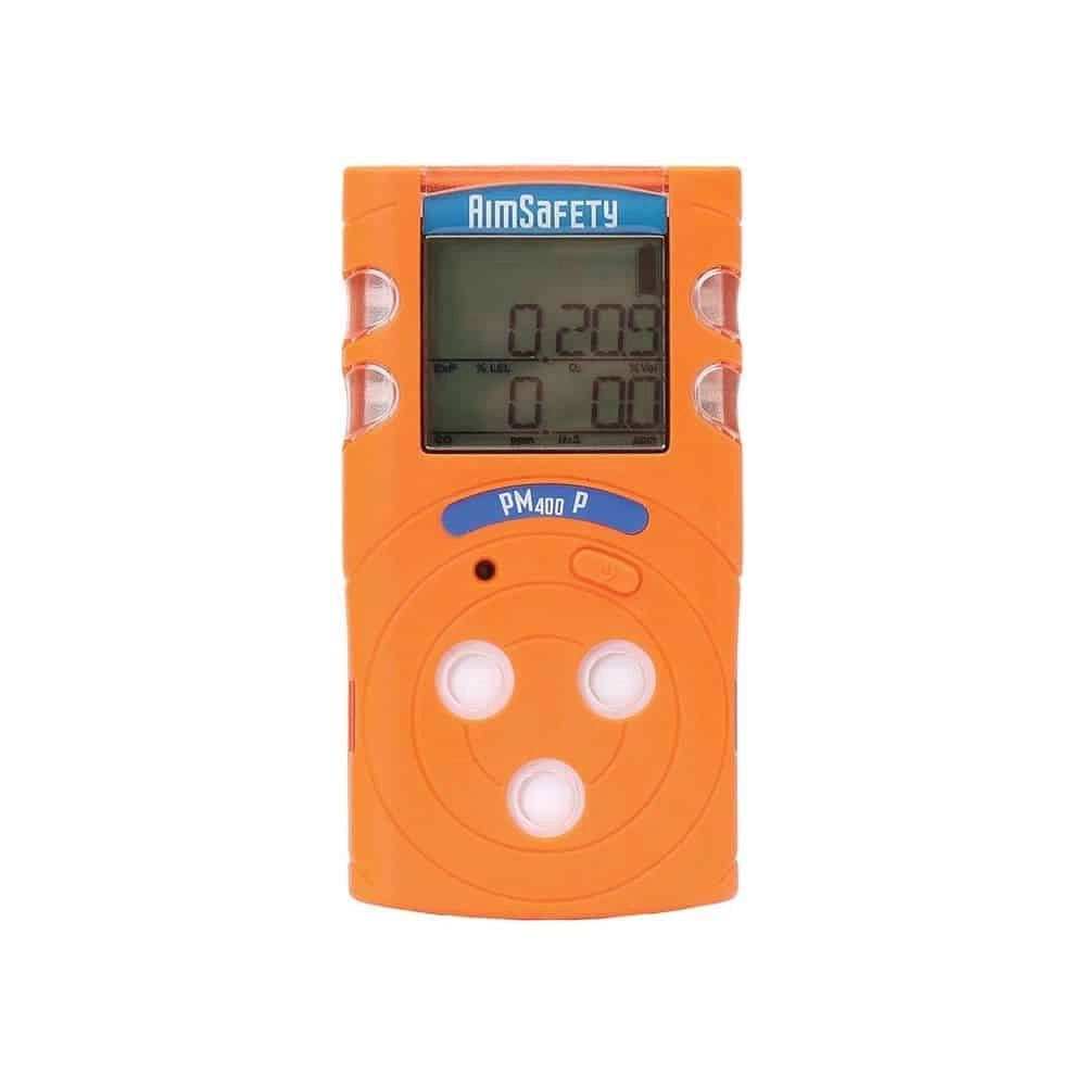  Honeywell PM400-IR AimSafety Portable Multi-Gas Detector for CO, H2S, O2 and Combustible Gases (LEL)