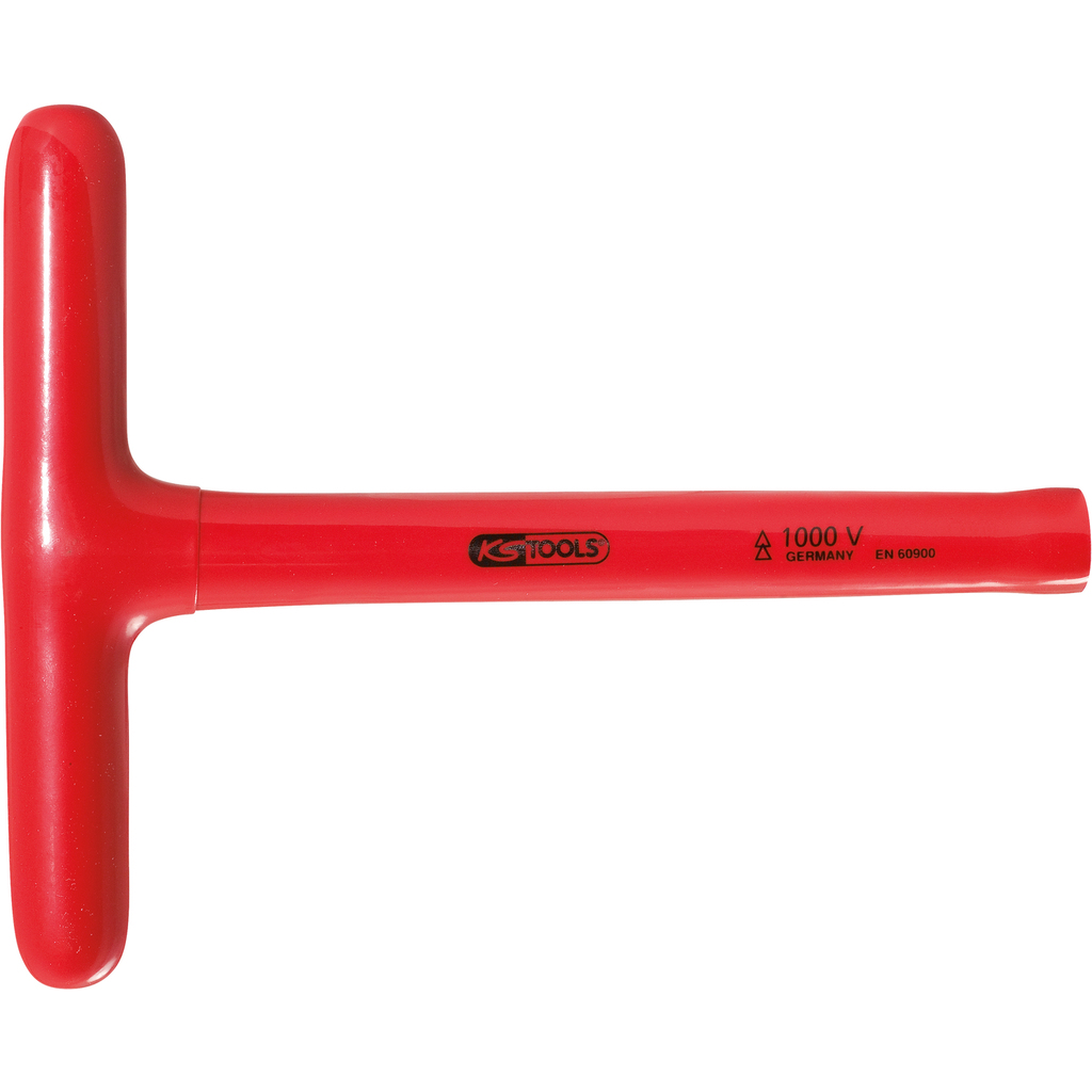 KS Tools  117.1726 T-grip socket wrench with protective insulation, 10 x 300 mm