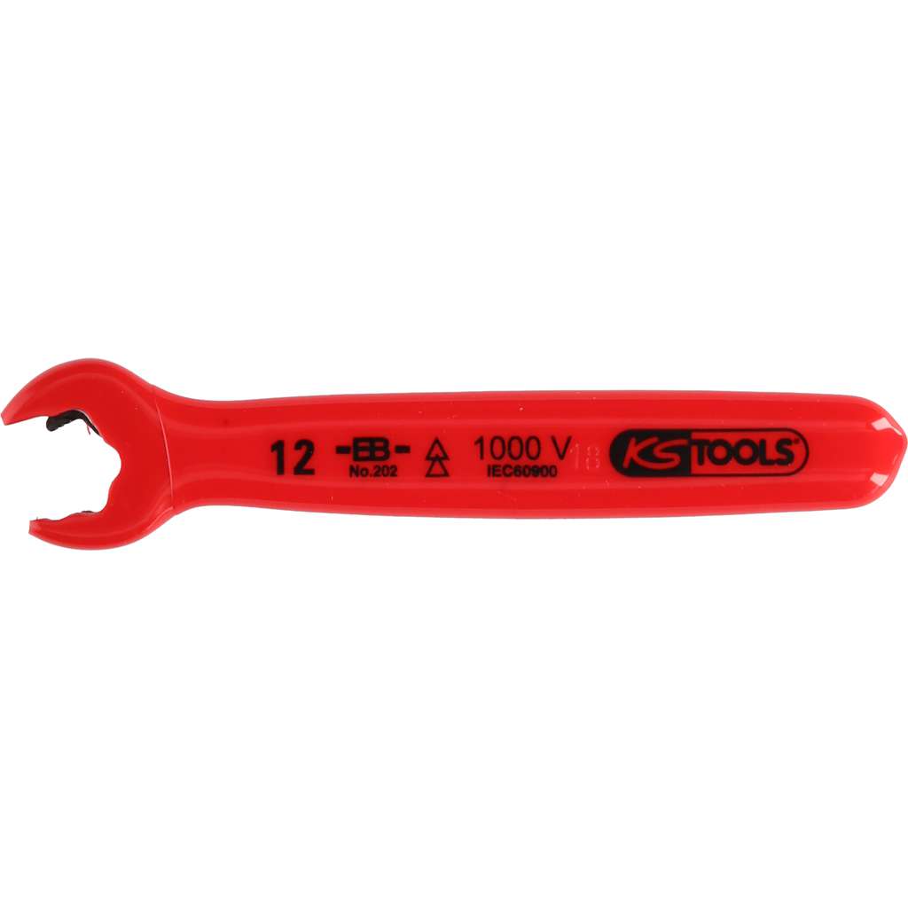 KS Tools Ratchet 117.2262 open-ended spanner with protective insulation, 10 mm