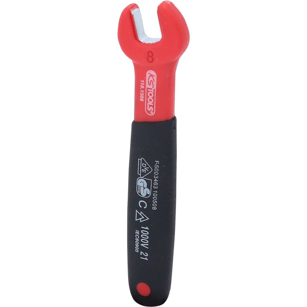 KS Tools  118.1508 Insulated open-ended spanner, 8 mm