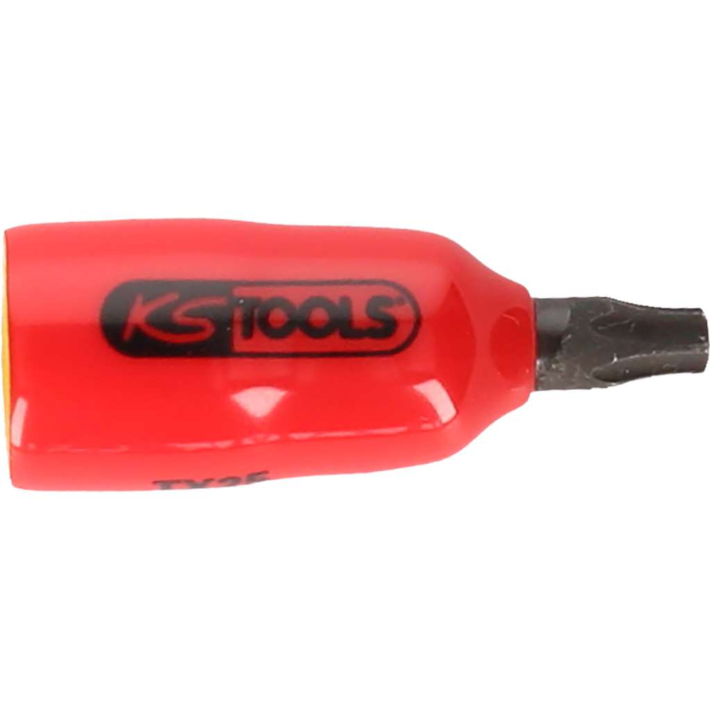 KS Tools 117.1420 1/4" bit holder with protective insulation, 40mm