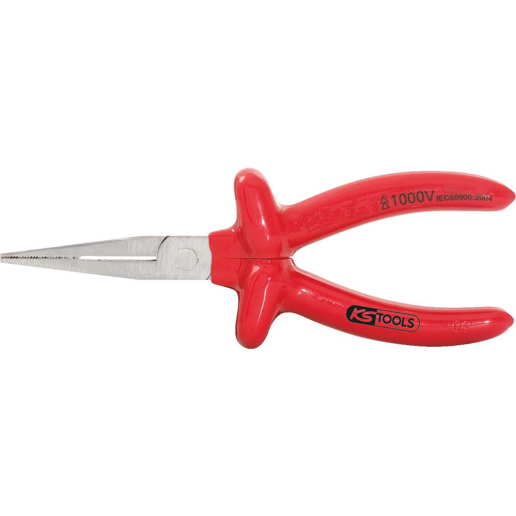 KS Tools 117.1299 1000V flat pliers, long, 160mm