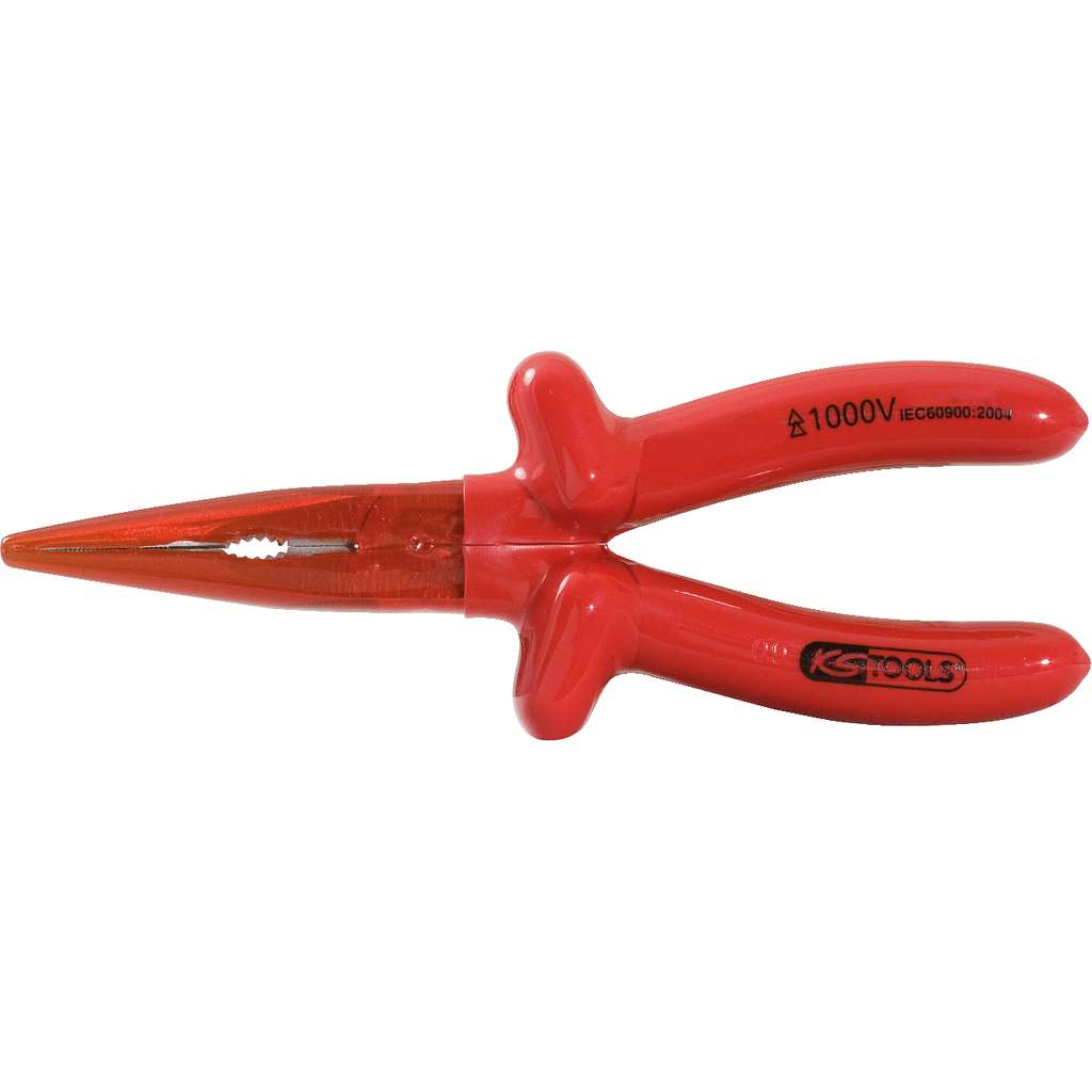 KS Tools 117.1717 1000V long nose pliers, 160mm