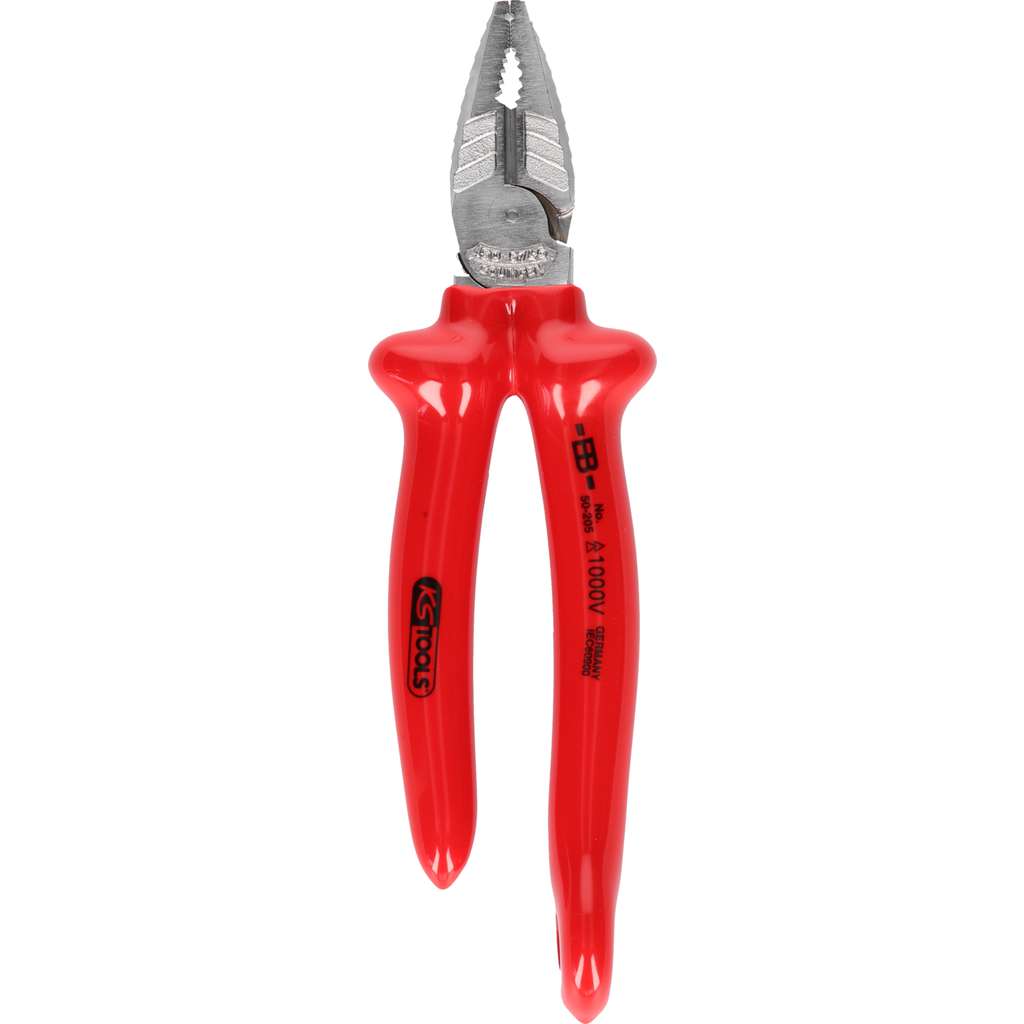 KS Tools  117.2201 1000V force combination pliers with safety eyelet for safety line