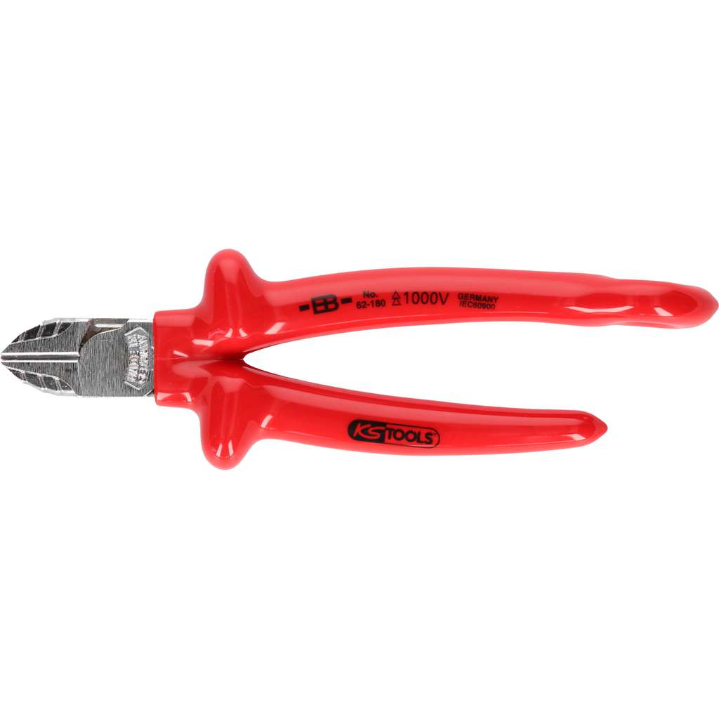 KS Tools  117.2204 1000V side cutter with safety eyelet for safety line