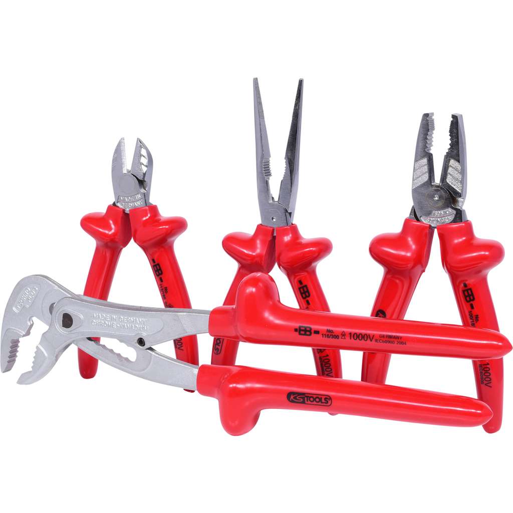 KS Tools 117.1700 1000V pliers set, 4 pcs, variante 1
