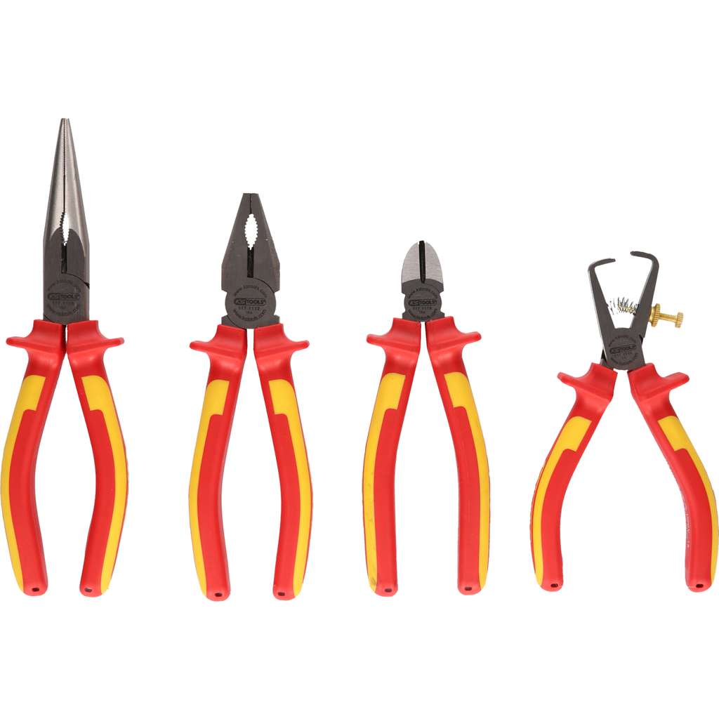 KS Tools  117.1160 ERGOTORQUE VDE pliers set, 4 pcs, variante 2