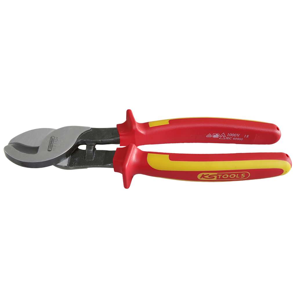 KS Tools 117.1122 ERGOTORQUE VDE cable cutter, 165mm