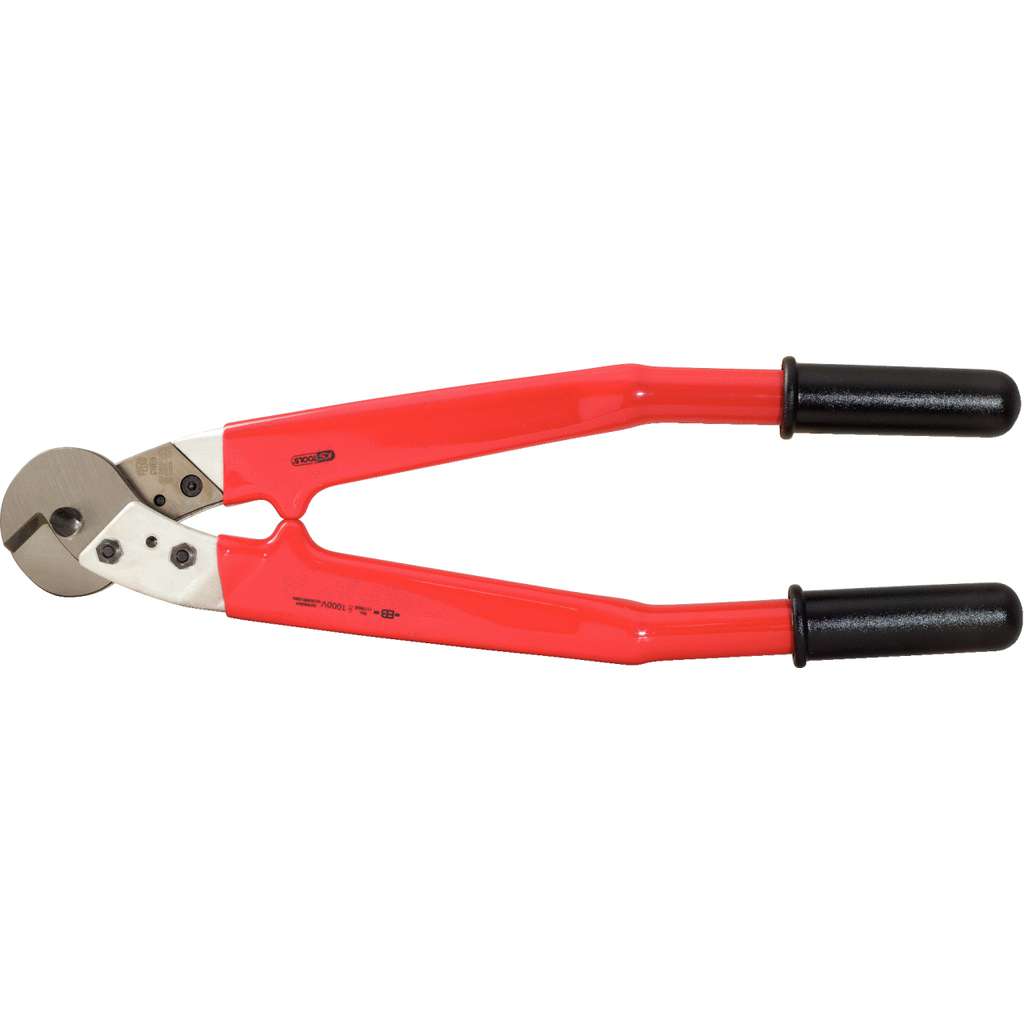KS Tools 117.1266 Wire cable shear with protective insulation, 600mm