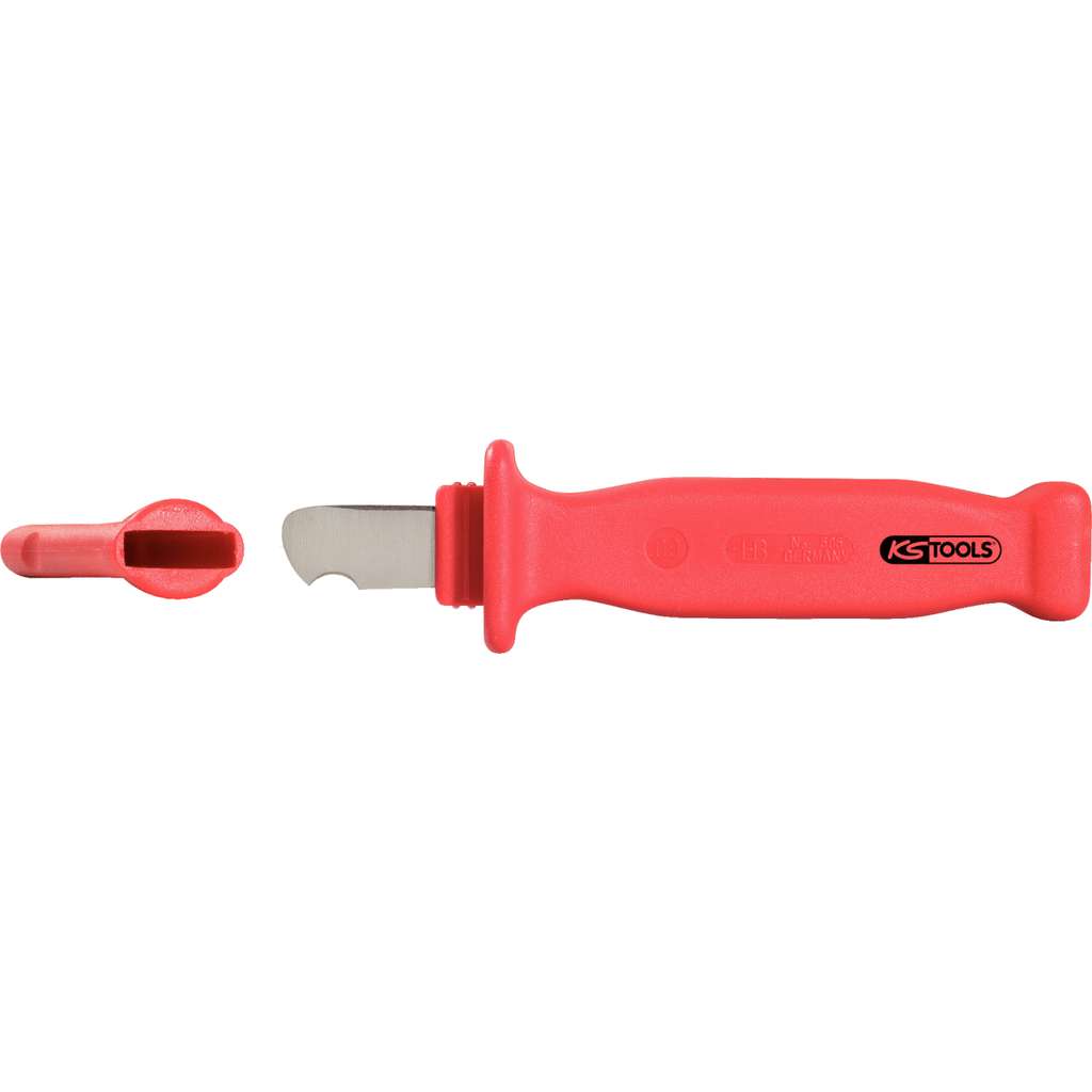 KS Tools 117.1391 Dismantling knife with protective insulation, 182mm