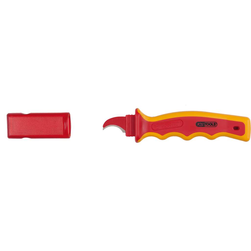 KS Tools 117.1328 Cutting knife with protective insulation, 180mm