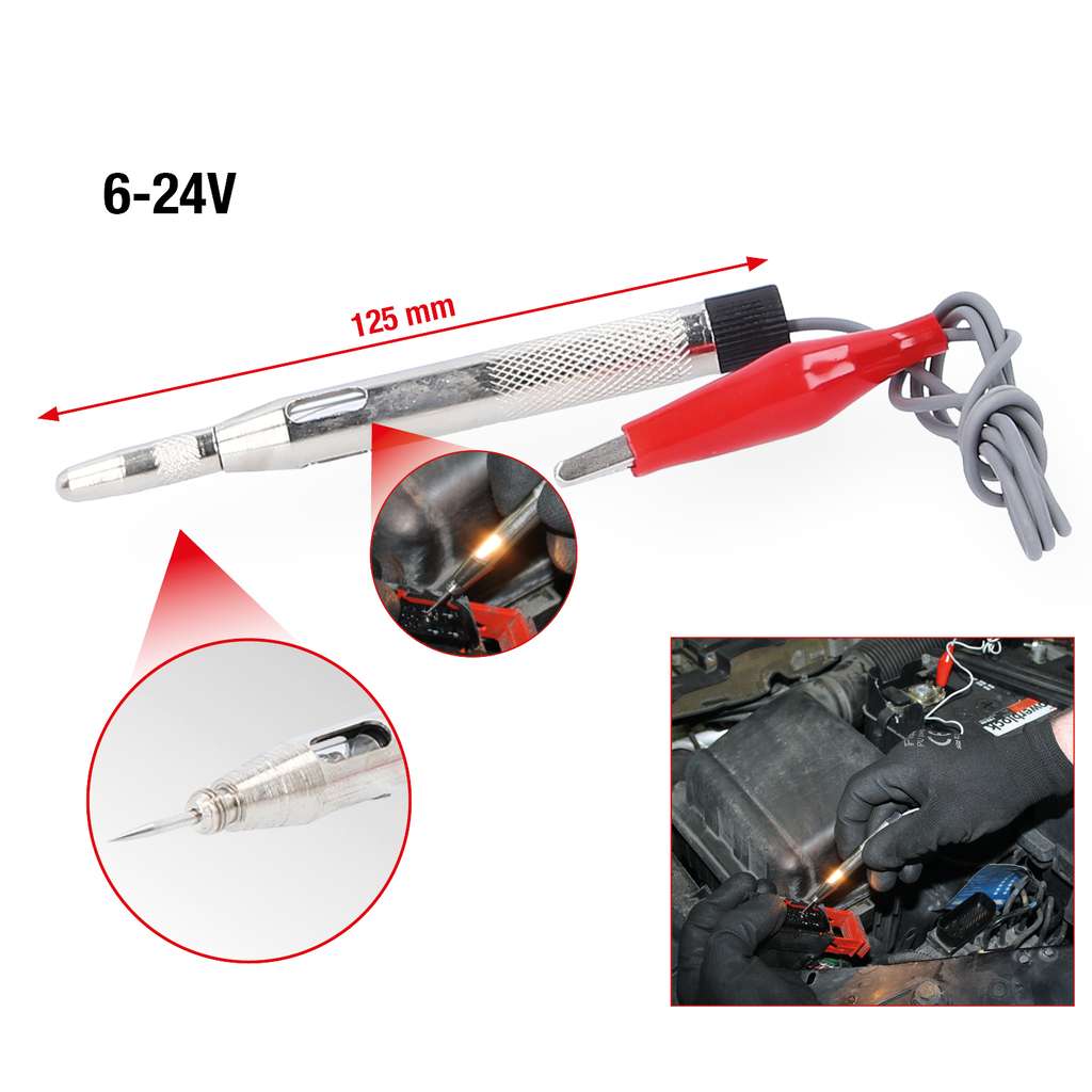 KS Tools  550.1504 Test lamp, 6-24V