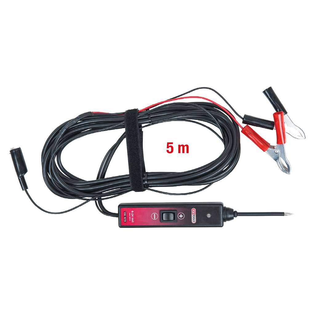 KS Tools 150.1670 Test probe 6-24V DC with 5 m cable