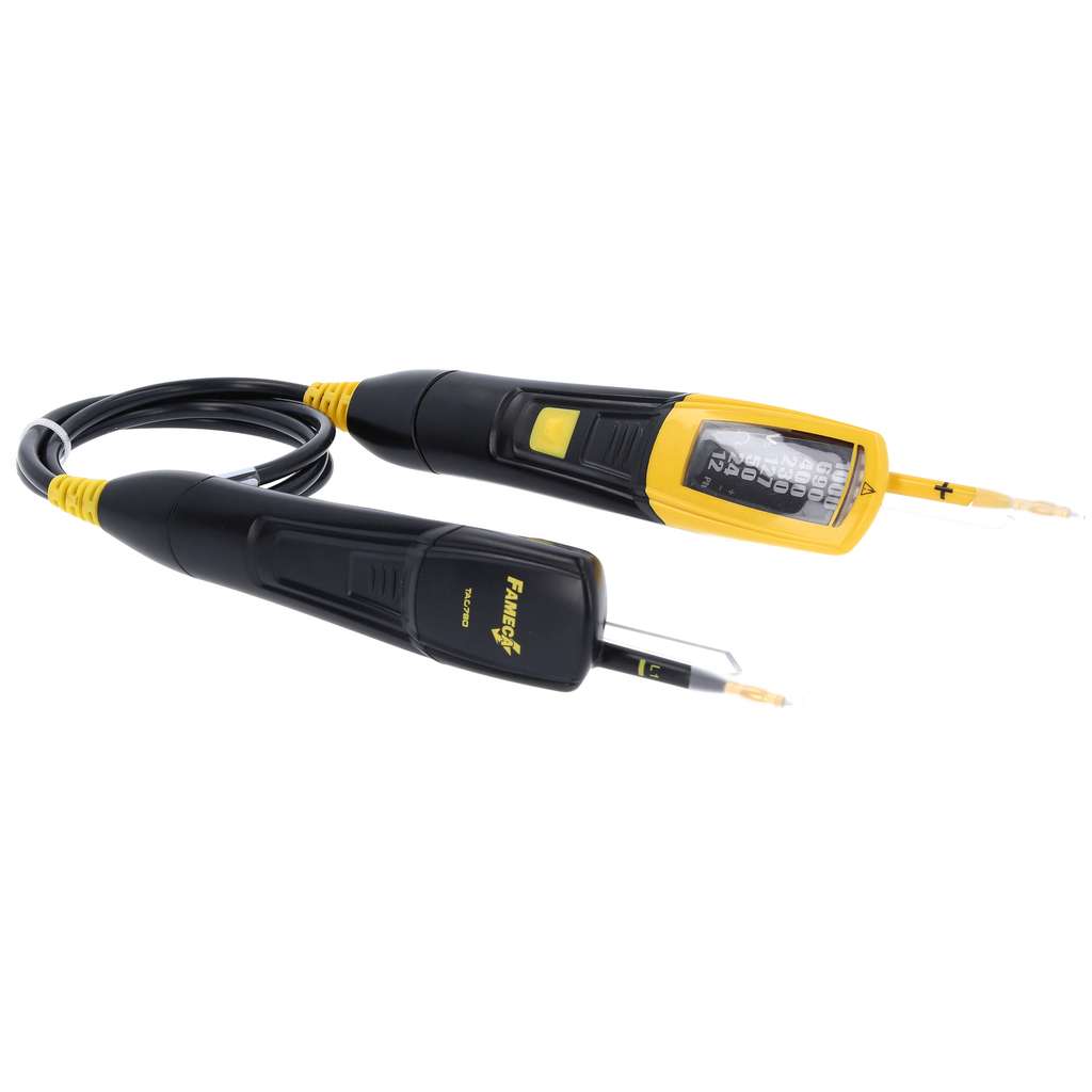 KS Tools 117.0205 Voltage tester with protective insulation, two-pole, with audible alarm, 12 – 1000 V