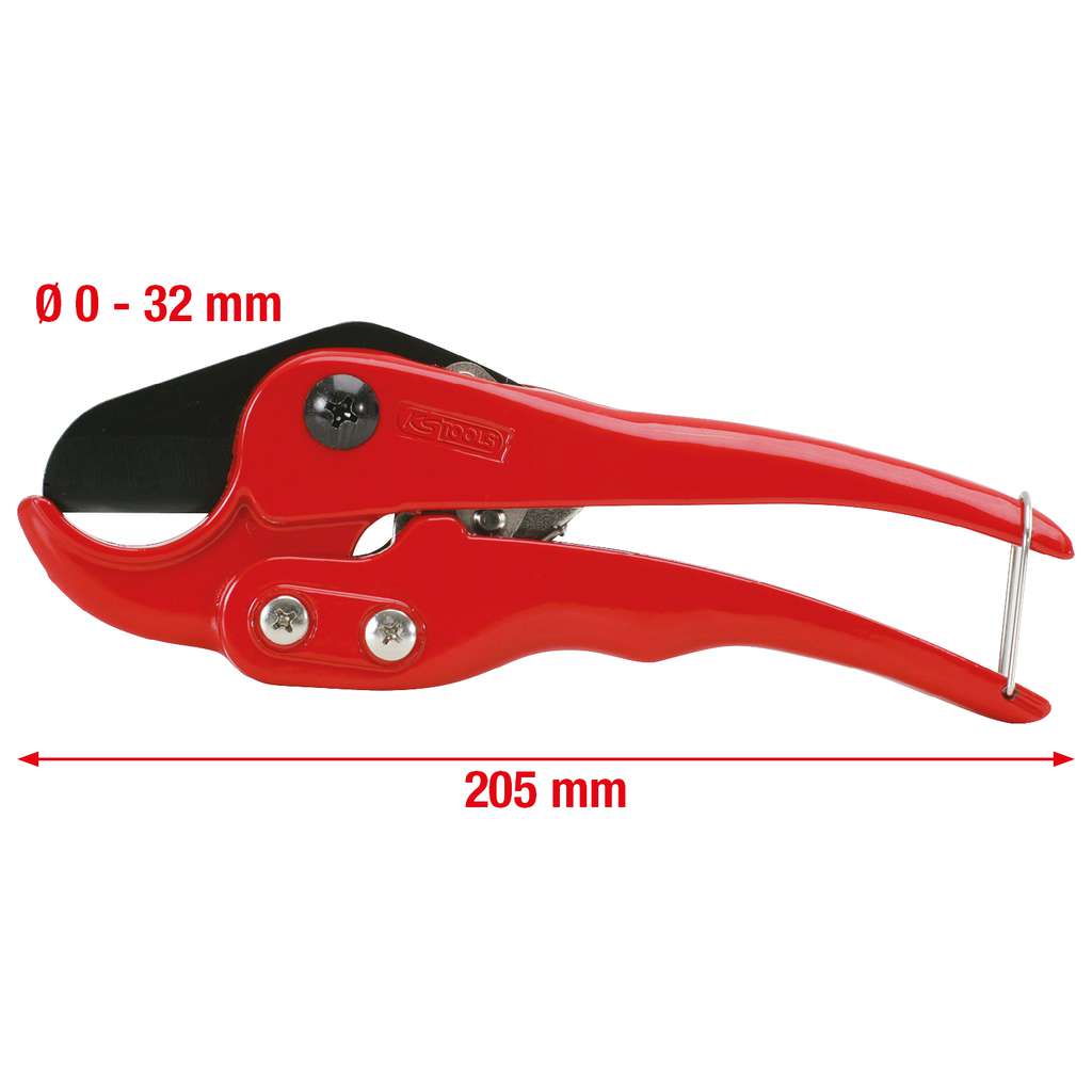 KS Tools  222.1001M Plastic pipe cutter Ø 0 - 32 mm, 205mm