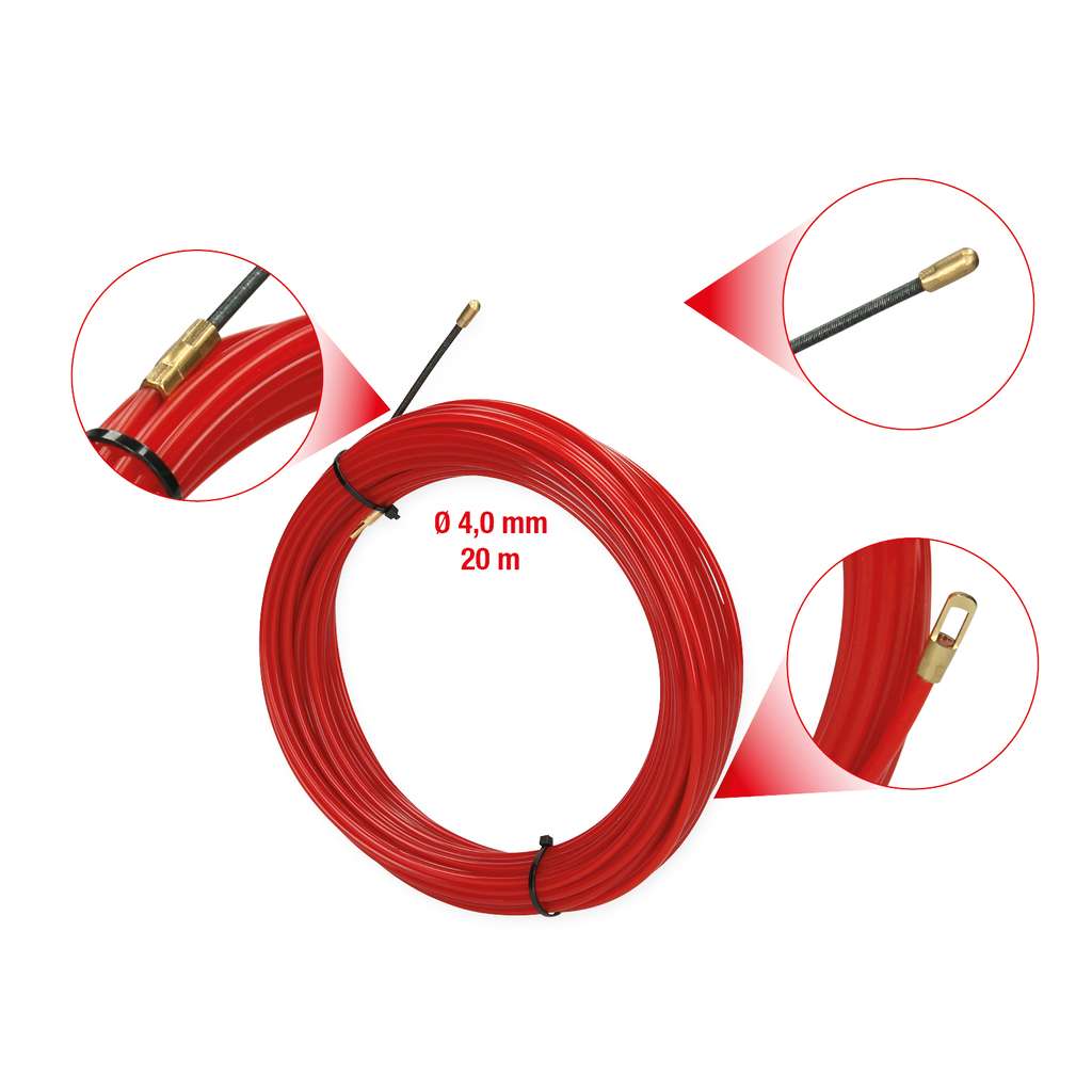 KS Tools 150.0970 Cable retraction wire, 20.0 m