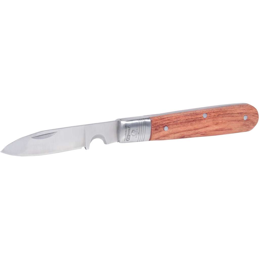 KS Tools 907.2187 Electricians pen knife,1 straight blade