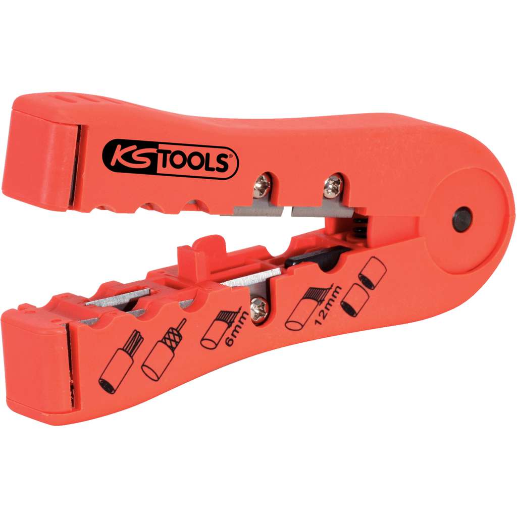 KS Tools  115.1241 Wire stripper+cable cutter, 2,5-12mm