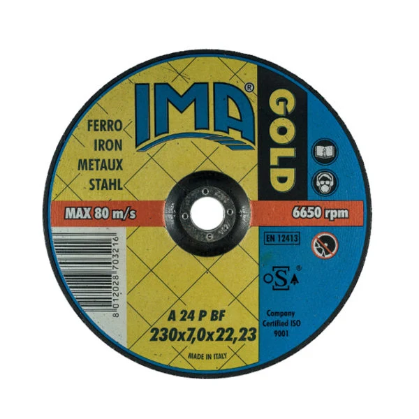 IMA ABRASIVI 1506422F2DS  150X6,4X22 FERR GOLD GRINDING DISCS METAL - INOX  GOLD